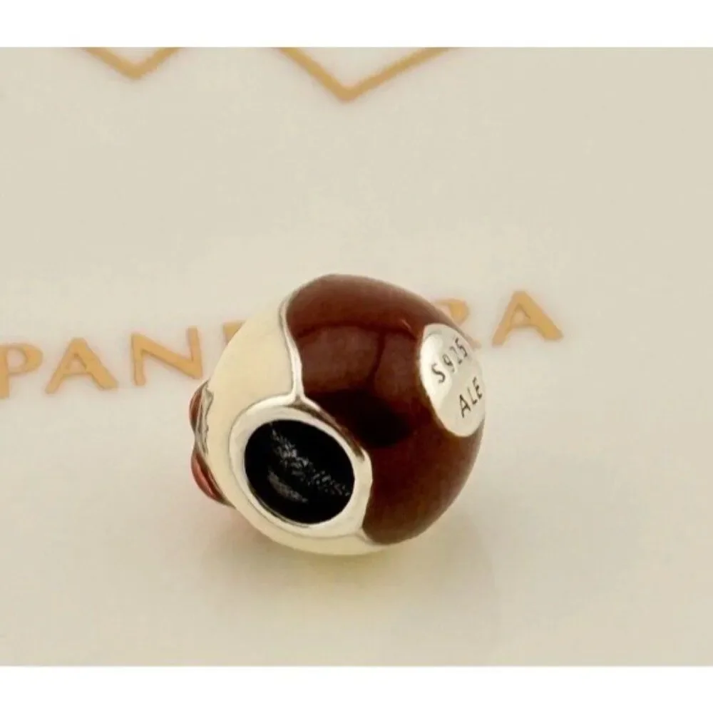 Pandora Christmas Pudding Festive Season Charm 791412ENMX New Genuine Authentic - Picture 4 of 5